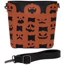 Loungefly Halloween Pumpkin Crossbody & Tote Bag, Orange & Black