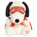 Aurora® Adorable Peanuts® Palm Pals™ Snoopy Kissing Bandit Stuffed Animal, Nostalgic Gift for Adults and Birthday Celebrations - White 6 Inches