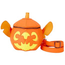 Loungefly Disney Stitch Pumpkin Head Figural Glow Crossbody Bag, Halloween Style