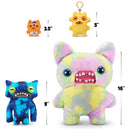 Fuggler Laboratory Misfits by ZURU Funny Ugly Monster, Plush, Collectible, Silly, Toy (Wide Eyed Weirdo)