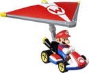 Hot Wheels Mario Kart Gliders, 1:64 Scale Die-Cast Character Toy Car (Styles May Vary)