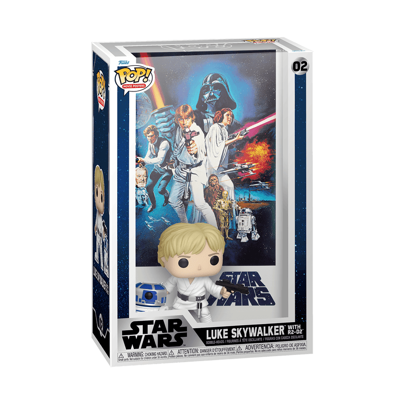 Funko Pop! Movie Poster: Star Wars: A New Hope - Luke Skywalker with R2-D2