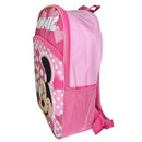 Disney Minnie 16" Pink School Backpack with Front and Side Pockets