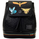 Loungefly Pokémon: Legendary Birds - Articuno, Moltres, and Zapdos - Embroidered Characters Mini Backpack