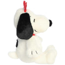 Aurora® Adorable Peanuts® Love On The Mind™ Snoopy Stuffed Animal,  Nostalgic Gift for Adults and Birthday Celebrations - White 6 Inches