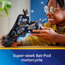 LEGO DC Batman Construction Figure & The Bat-Pod Bike Building Toys - Batman Action Figure from The Dark Knight for Boys & Girls, Ages 12+