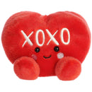 Aurora Adorable Palm Pals XOXO Candy Heart Stuffed Animal, Perfect for Decorating Rooms and Valentine's Day - Pink 5 Inches