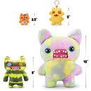 Fuggler Laboratory Misfits by ZURU Funny Ugly Monster, Plush, Collectible, Silly, Toy (Indecisive Monster)