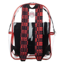 Super Mario Transparent Backpack Clear 16" School Bag