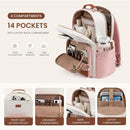 LOVEVOOK Laptop Backpack for Women with Pouch Pocket for Large Capacity,15.6 Inch Laptop Computer Bag Travel Backpack