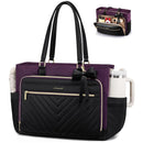 LOVEVOOK Teachers Messenger Bag for Women, Work Laptop Bag with Large Cup Holder