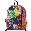 Marvel Avengers 16" Kids Cartoon School Bag with Front Pocket & Side Mesh, Lightweight Travel Backpack for Boys