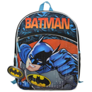 DC Comics Batman 16" Backpack with Side Mesh Pockets and front pocket