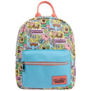 Bioworld Spongebob Squarepants Character All-Over Print 11" Mini Backpack