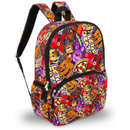 Five Nights At Freddys 16" Backpack with All Over Print with Front Pocket