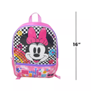 Disney Minnie Mouse Girls School Backpack 16" with pockets