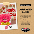 Fuggler Love Fugg 9 inch Annoyed Alien (red), Funny Ugly Monster Soft Stuffed Plush Toy by ZURU Series 2 ages 3+
