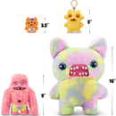 Fuggler Gremlins 9-inch Assortment Series 1 (Stripe) by ZURU, Funny Ugly Monster Gremlins Plush Toy