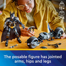 LEGO DC Batman Construction Figure & The Bat-Pod Bike Building Toys - Batman Action Figure from The Dark Knight for Boys & Girls, Ages 12+