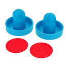 Disney Mickey Mouse Wooden Electronic Air Hockey Table Game, 2-Player, Ages 4+