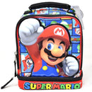 Bioworld Kids Insulated Lunch Bag with Handle Super Mario Drop Bottom Rectangle Lunch Bag for Boys