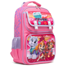 Paw Patrol Girl Pup Power 15.5" Polyester Pink Large Backpack, 2 Front Pockets