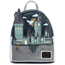 Loungefly Harry Potter Hogwarts Castle Hedwig Womens Double Strap Shoulder Bag Purse