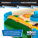 Disney Lilo & Stitch Wooden Tabletop Air Hockey Game, 2-Player, Ages 4+