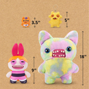 Fuggler Powerpuff Girls 9-Inch Plush Toy (Blossom) by ZURU – Funny Ugly Monster Stuffed Animal with Human-Like Teeth