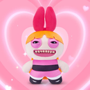 Fuggler Powerpuff Girls 9-Inch Plush Toy (Blossom) by ZURU – Funny Ugly Monster Stuffed Animal with Human-Like Teeth