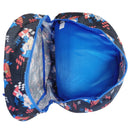 Sonic the Hedgehog Black All Over Print 16" Kids School Backpack with a Small Front Pocket & Side Mesh Pockets