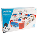 Disney Mickey Mouse Wooden Electronic Air Hockey Table Game, 2-Player, Ages 4+