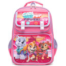 Paw Patrol Girl Pup Power 15.5" Polyester Pink Large Backpack, 2 Front Pockets