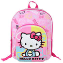 Pink Hello Kitty with Bows all over 16" Kids Backpack for Girls, with a Large front Pocket