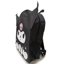 Sanrio Kuromy 3D 16" Canvas School Backpack for Girls, Black