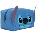 Bioworld Lilo & Stitch Stitch Face Cosmetic Bag With 3D Ears