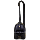 Loungefly Disney: Mickey Mouse - Convertible Crossbody Sling Bag - Adjustable Jacquard Strap