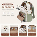 LOVEVOOK Laptop Backpack for Women with Pouch Pocket for Large Capacity,15.6 Inch Laptop Computer Bag Travel Backpack