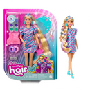 Barbie Totally Hair Doll, Star-Themed with 8.5-inch Fantasy Hair & 15 Styling Accessories (8 with Color-Change Feature)