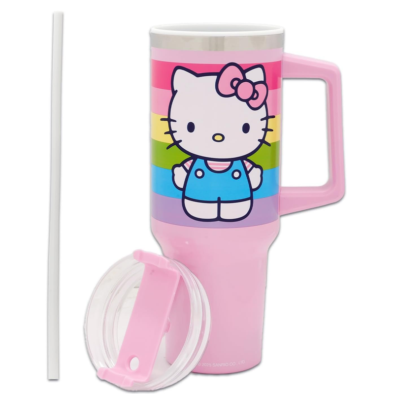 Sanrio Hello Kitty & Friends Hello Kitty Rainbow 40Oz Travel Tumbler