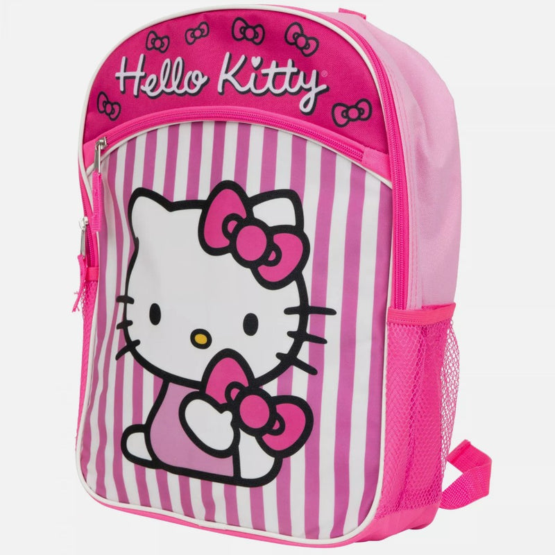 Fast Forward Hello Kitty 16" Backpack with Molded Front Pocket and Printed Straps for Girls 3+