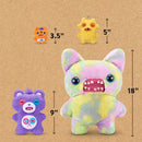 Fuggler Care Bears 9 inch (Share Bear), Funny Ugly Monster Stuffed Animal Toy by ZURU