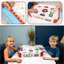 Disney Mickey Mouse Wooden Electronic Air Hockey Table Game, 2-Player, Ages 4+