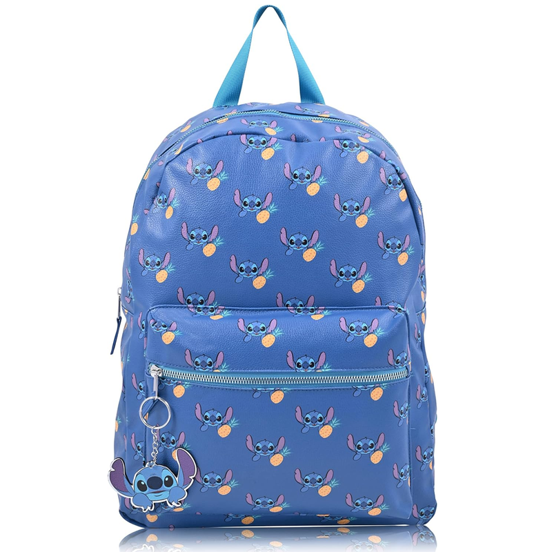 Disney 16" Stitch with Pineapple Blue Backpack