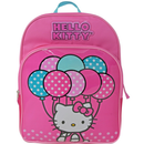 Sanrio Hello Kitty with Balloons 16" Pink School Backpack with Front Pocket