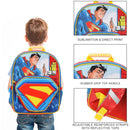 DC Superman Hero & Logo 14" Backpack for Boys