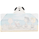 Peanuts Snoopy Kids Super Soft Bath/Pool/Beach Soft Cotton Terry Hooded Towel Wrap, 24 in x 50 in
