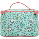 Bioworld Hello Kitty Marine Life Light Blue 6" Beauty Case Cosmetic Bag