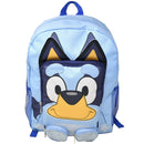 3D Bluey Nylon Blue Kids 16" School Backpack for Girls and Boys ages 3+