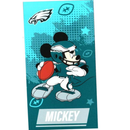 Mickey Mouse NFL Eagles Beach Towel